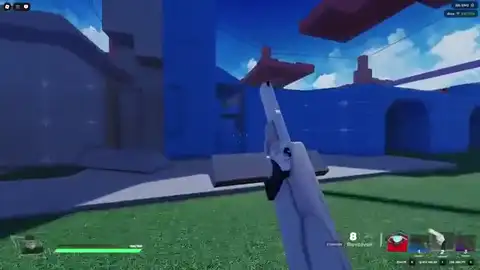 Gojo stand Blue pull during an Anime Finals gunfight