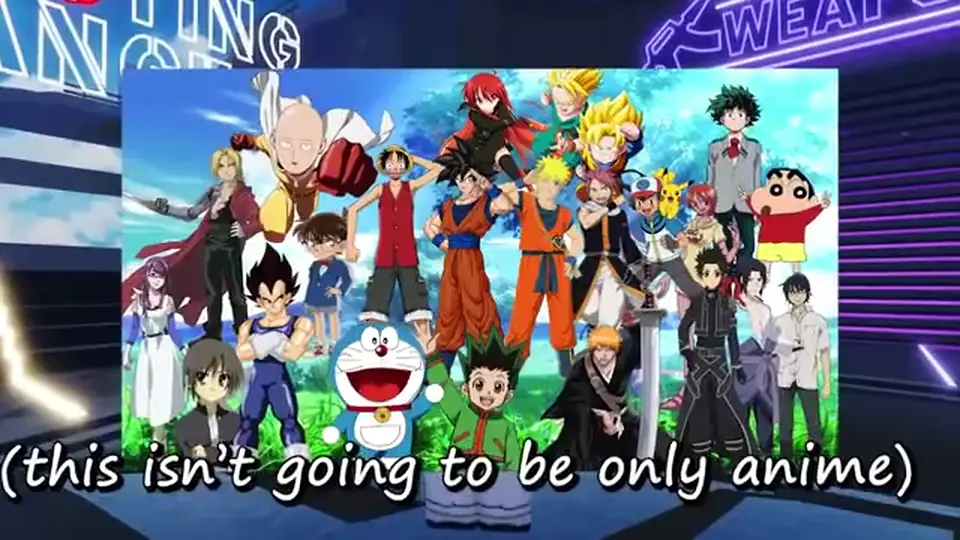 Anime Finals lobby still for the guides hub